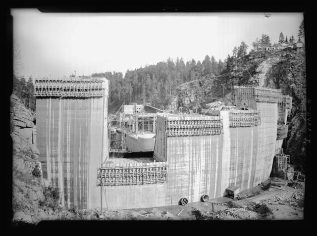 1954 wurde die Staumauer gebaut. | Foto: Archiv