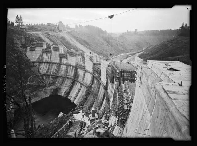 1954 wurde die Staumauer gebaut. | Foto: Archiv