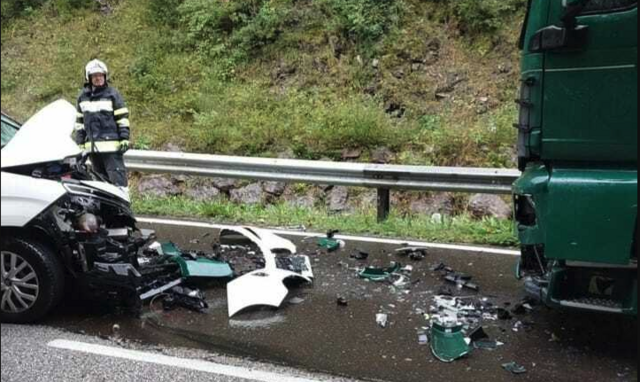 Es kam zu einem Verkehrsunfall auf der Triebener Straße. | Foto: BFV Judenburg