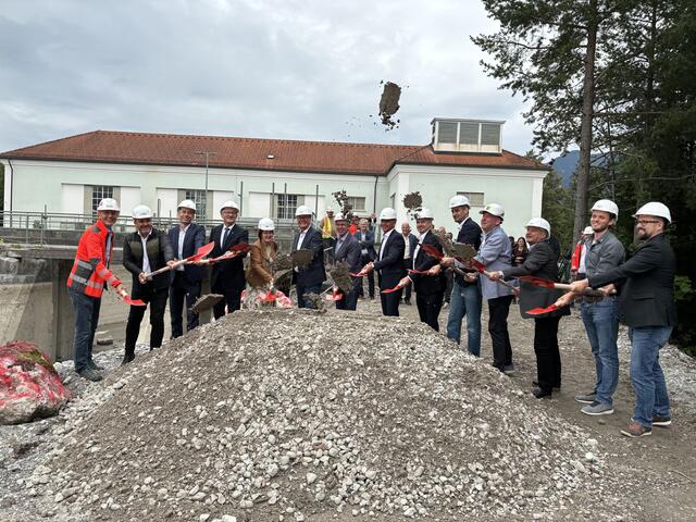 Zwar wird schon seit längerer Zeit an der Anlage gebaut, der offizielle Projektstart erfolgte aber erst jetzt. | Foto: Reichel