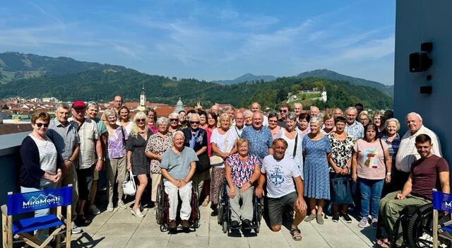 Die Mitglieder des ÖZIV Deutschlandbserg bei ihrem Ausflug in die Obersteiermark. | Foto: Ninaus