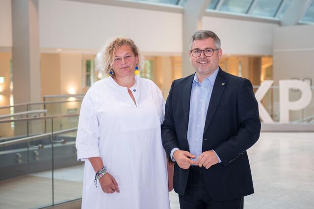 Elisabeth Bräutigam und Landesrat Ludwig Schleritzko | Foto: NÖ LGA