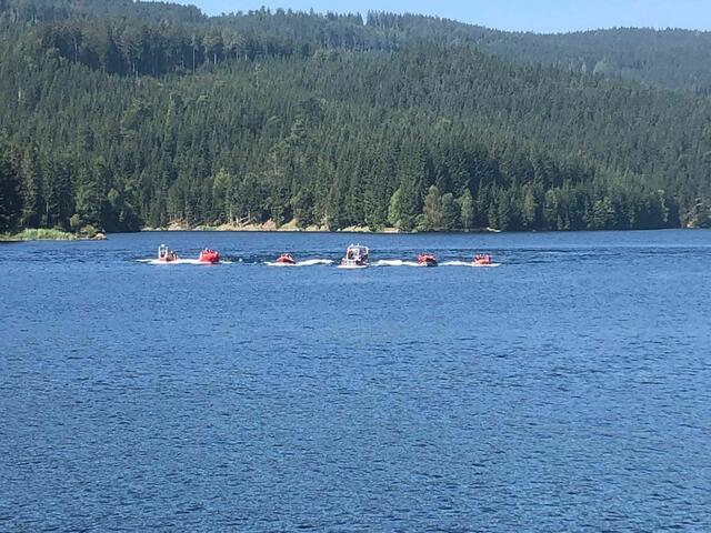 Optimale Bedingungen am Stausee Soboth | Foto: FF Deutschlandsberg, FF Frauental, FF Freidorf