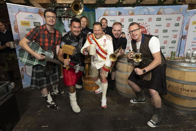 Johann Pittermann und "Die Lauser" | Foto: Wiener Kaiser Wiesn