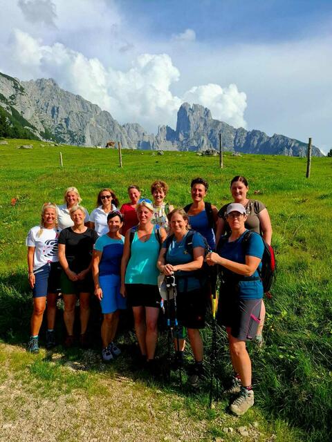 Die Seminarbäuerinnen bei einer Almwanderung am 2. September 2024. | Foto: Privat/Seminarbäuerinnen