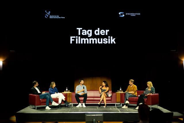 Diskussionen mit Vertreterinnen und Vertretern aus den Branchen Film und Musik gab es am "Tag der Filmmusik" in der Synchron Stage Vienna am Rosenhügel.  | Foto: Synchron Stage Vienna