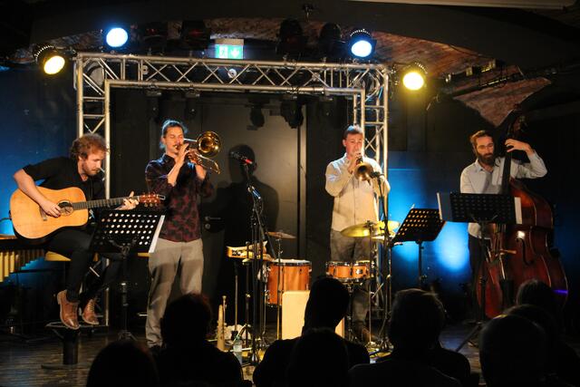 Alpenblech gaben im Kulturkeller ein Live-Konzert. | Foto: MeinBezirk/Hofmüller