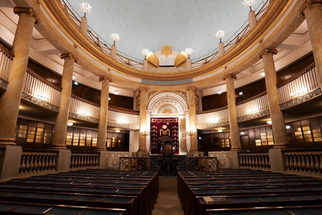 Der Stadttempel in der Seitenstettengasse wird 200 Jahre alt. Zum Geburtstag stehen aufwendige Adaptierungsarbeiten an. | Foto: Valentin Mazal