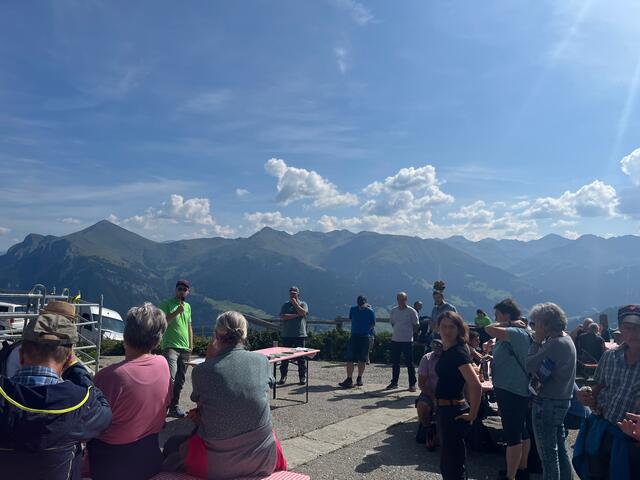 Ein atemberaubendes Panorama bot sich den Landwirten beim Almtreffen. | Foto: RegioL