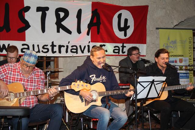 Die Fünf von "Austria 4": Kai Hebein, Georg Berger, Manfred Praster, Günther Schreibmeijer und Sebastian Oberheber (von links) | Foto: Peter Pugganig