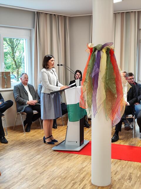 Magdalena Lenz-Spari betont die Wichtigkeit von Kinderbetreuungseinrichtungen für jedes Alter. | Foto: Birgit Lichtenberger