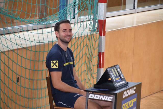 Julian Meyer von der Fulpmer Ersten im Tischtennis | Foto: Kainz