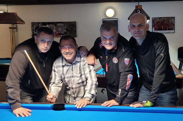 v.l.n.r.: Luan B., Michael T., Eugene A. und Günter H. | Foto: BC La Palma