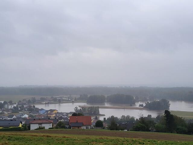 St. Georgener Bucht: Blick von der Stacherlsiedlung Richtung Gusen-Dorf. | Foto: Eckhart Herbe