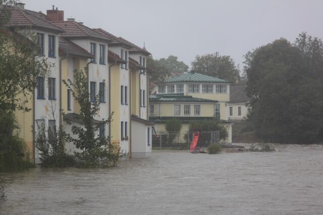 Auch in der Mühlgasse in Gmünd waren die Bauten betroffen. | Foto: Walter Kellner