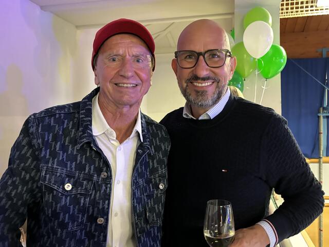 "Mister Ferrari" Heribert Kasper mit Bürgermeister Michael Schumacher (r.) | Foto: RMA/Fischer/Gady