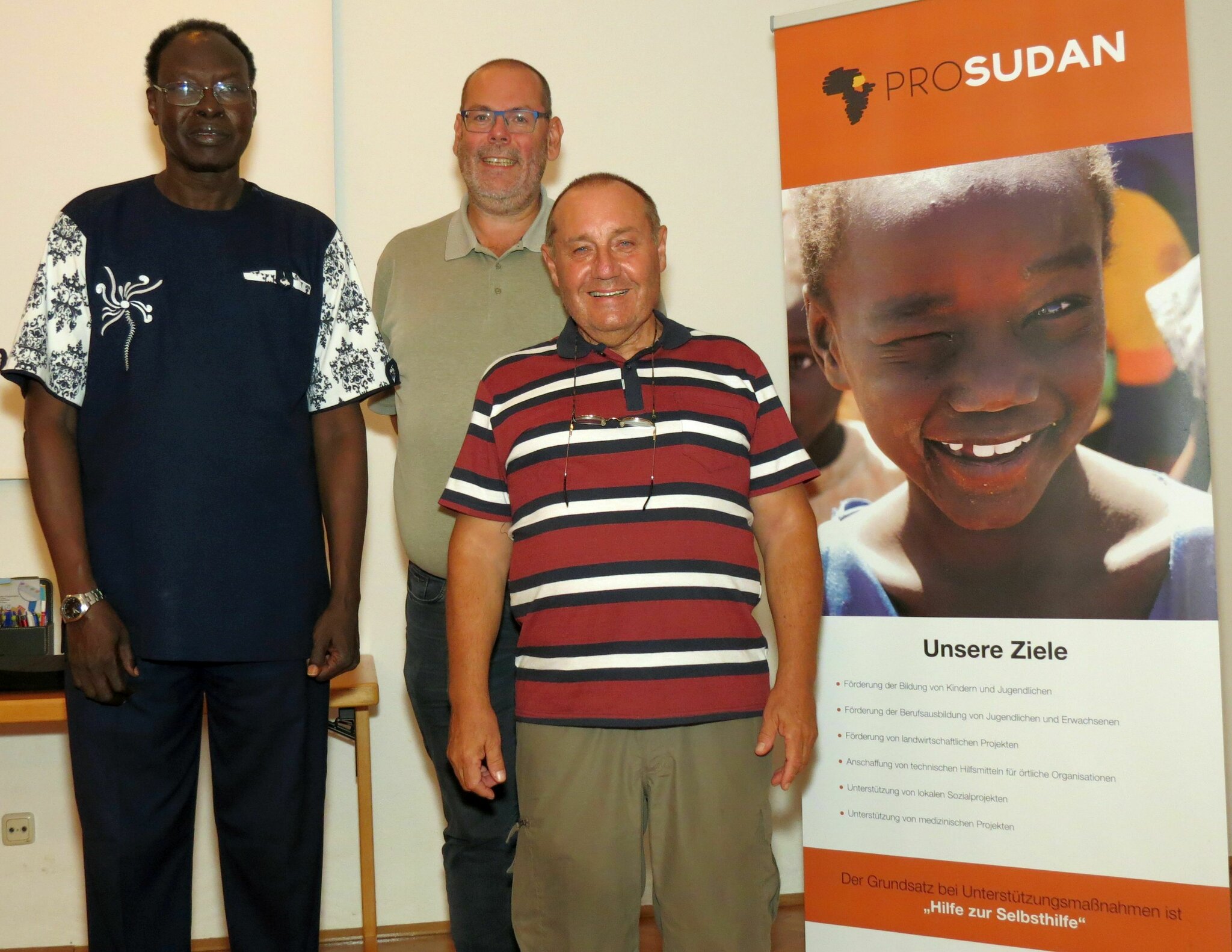 Besuch von Dr. Betram Gordon KUOL aus Südsudan: Verein ProSudan bekam ...