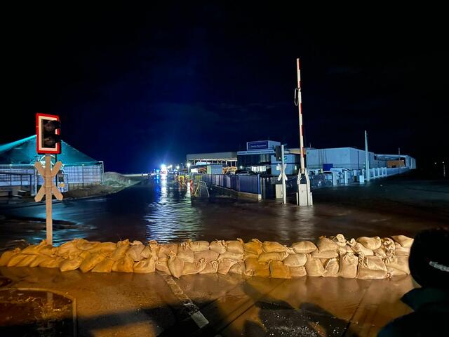 Sandsäcke als Hochwasserschutz | Foto: Gemeinde Teesdorf