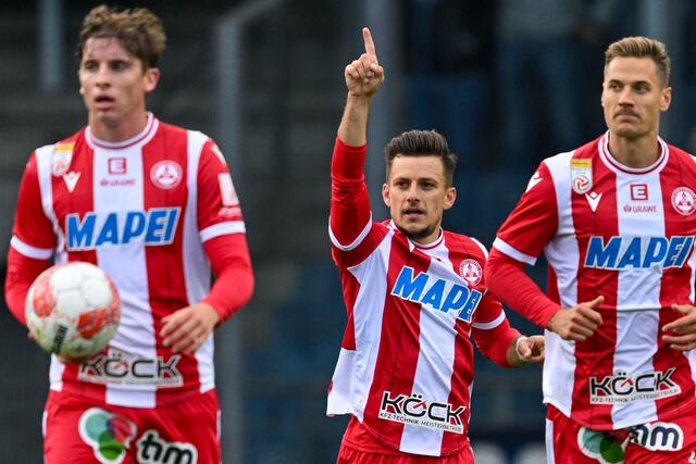 Christian Lichtenbergers Treffer brachte den Athletikern einen weiteren wichtigen Punkt.  | Foto: GEPA