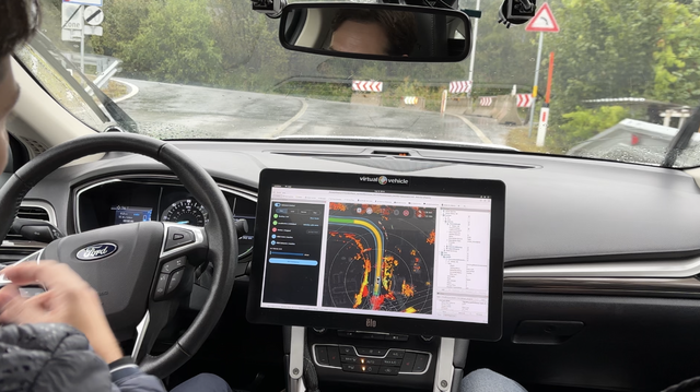 Die Teststrecke führte vom Kreisverkehr der Firma Ladstätter bis zum Gewerbegebiet und wieder retour.  | Foto: Nimpf