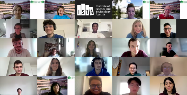 Aufgrund des Hochwassers verschob die ISTA ihren Welcome Day in die digitale Welt und begrüßte die Doktoranden via Videokonferenz. | Foto: ISTA