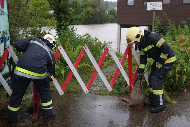Während andernorts in Österreich gegen Hochwasser und Überflutung gekämpft wird, befindet sich die Region Wels laut Feuerwehr derzeit nicht in Gefahr. | Foto: laumat.at