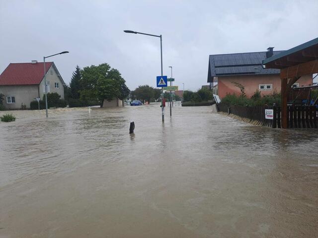 Hochwassereinsatz in Markersdorf-Haindorf | Foto: Huber FF Markersdorf-Markt