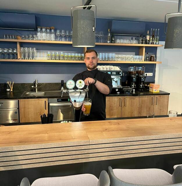 Fabian Moser erfüllte sich mit dem Bistro im Techno-Z Schärding einen Traum. | Foto: Fabian Moser