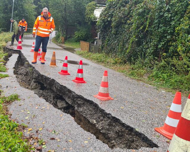 Mit der geologischen Begutachtung in Pressbaum wurde angefangen. | Foto: Stadtgemeinde Pressbaum