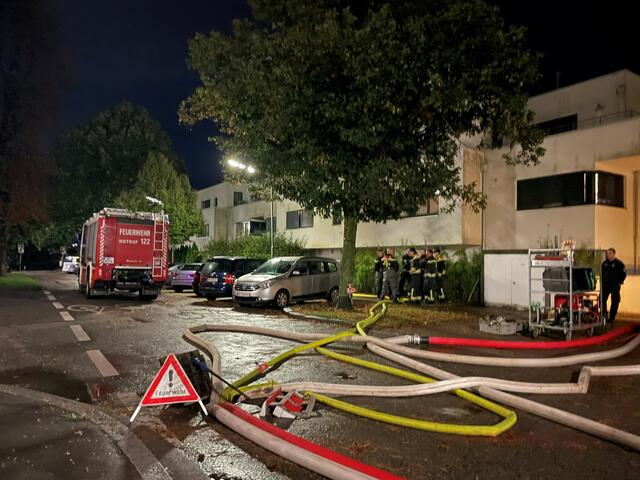 Bei einem Einsatz der Feuerwehr. | Foto: Stadtgemeinde Purkersdorf