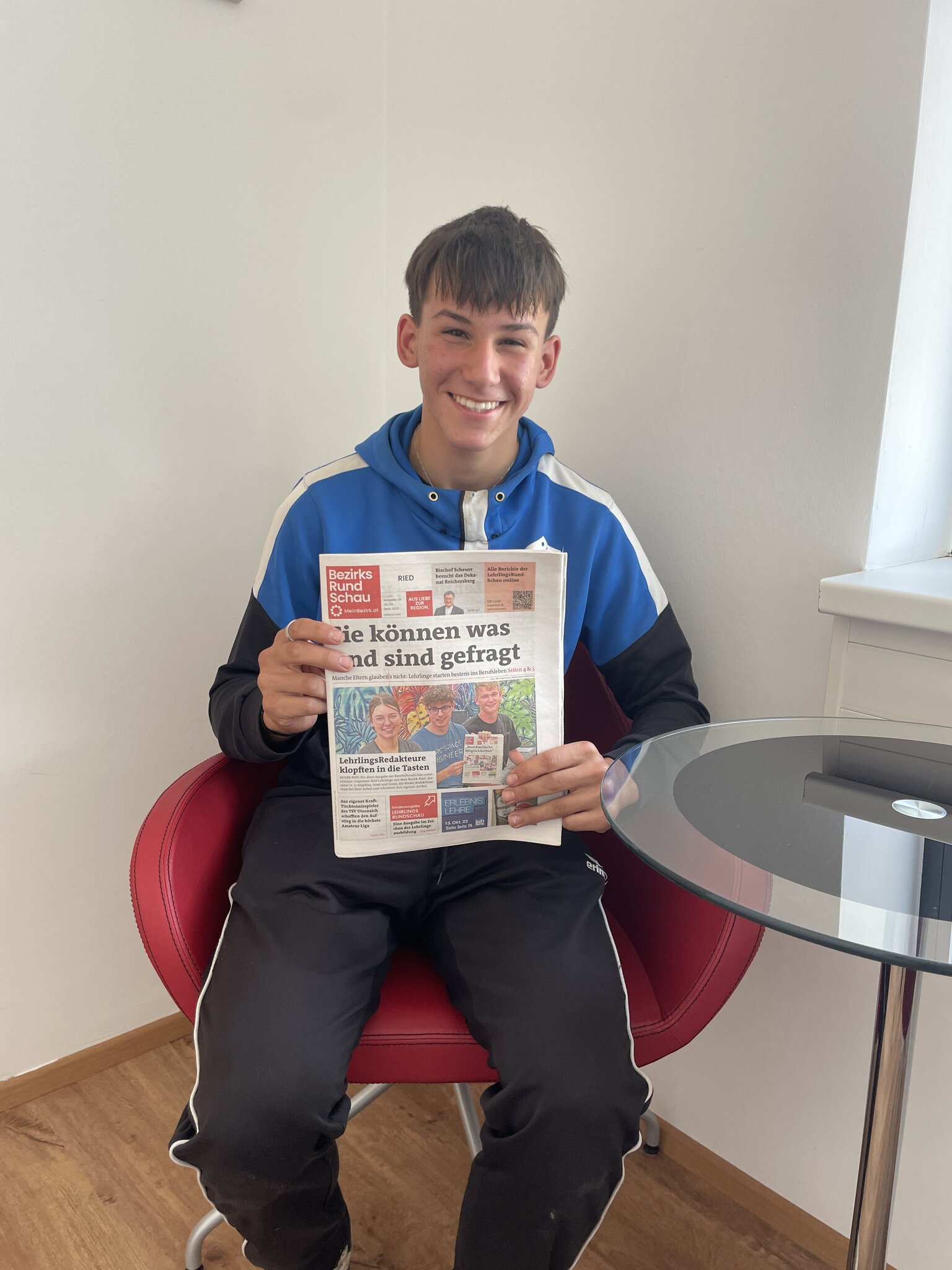 LehrlingsRedakteur Andreas Mondl: