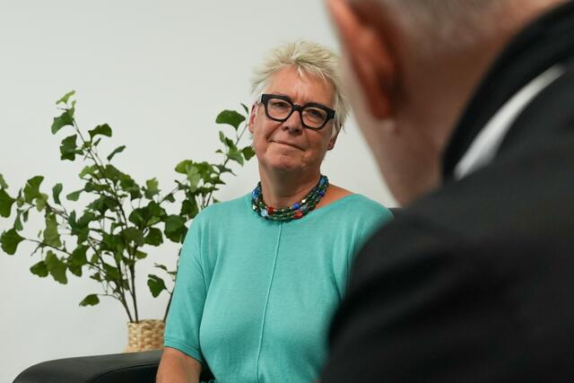 Ihre persönliche Entspannung findet Birgit Falkensteiner beim Saxophonspielen. | Foto: Stefan Schubert