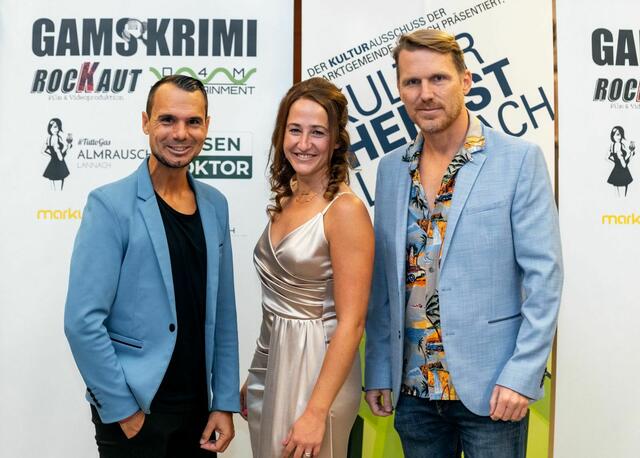 Daniel "Düsenflitz", Nina Katharina und Andreas Ortner | Foto: ©Gamskrimi / Rockaut / John Pebblestone 