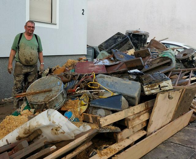 Der Keller von Harald Gratzl stand komplett unter Wasser. | Foto: Christian Nowotny