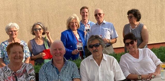 Reitter Anna, Weghofer Resi und Frenz, Schubert Renate, Manninger Gerti, Schuschnigg Moritz, Werner Gradwohl, Kampits Richard und Sylvia, Binder Christine beim Informationstag. | Foto: Werner Gradwohl