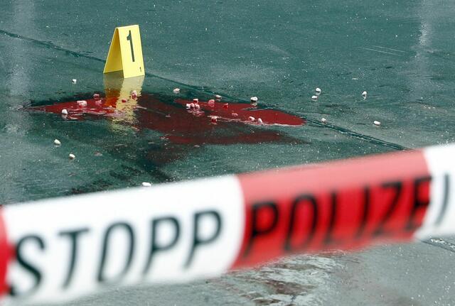 Wir schreiben den 12. Jänner 2008: Der 19-jährige Christoph P. wurde in der Nacht bei der Albertina in der Wiener Innenstadt erschlagen, in seinem Gesicht steckte ein Rechen. | Foto: Herbert P. Oczeret / APA / picturedesk.com