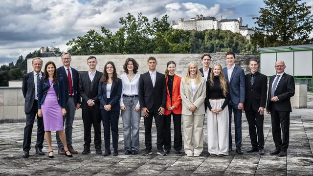 Die heurigen Preisträger des Dr. Hans Riegel-Fachpreises. | Foto: PLUS/Michael Namberger