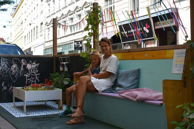 Für Kinder gibt es bei der Akiko-Grätzloase auch Spielsachen.  | Foto: BV Währing