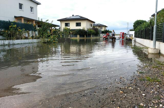 Die Pumpe arbeitet in Pixendorf. | Foto: Christian Nowotny