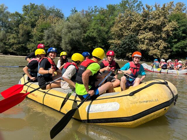 Action beim Rafting-Abenteuer in Mureck | Foto: Blasmusikbezirksverband Radkersburg