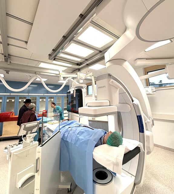 Angiografie-Einheit im Bezirkskrankenhaus. | Foto: Kogler