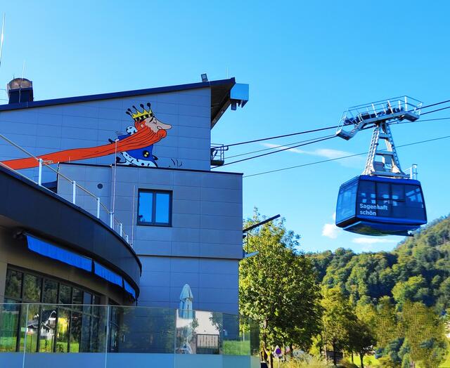 die Untersbergbahn bringt uns in etwa 8 Minuten zur Bergstation am Geiereck (1805m) | Foto: I.Wozonig