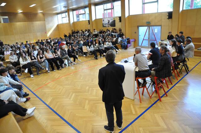 Die Aufmerksamkeit der SchülerInnen war bis zum Schluss groß.