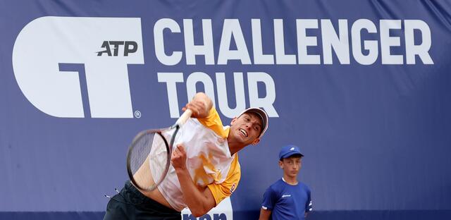  Filip Misolic hielt gut mit und glänzte durch Fair Play.  | Foto: Gepa/Hans Oberländer