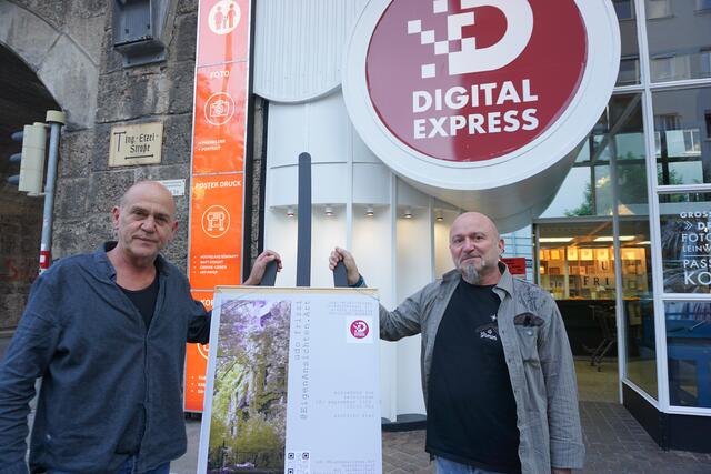 Noch bis 18. Oktober können Udos Bilder im Digital Express bewundert werden. | Foto: MeinBezirk/ Lisa Kropiunig