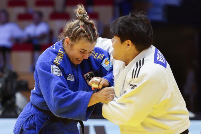 Maria Höllwart kämpfte sich bis ins Viertelfinale. | Foto: Gepa Pictures