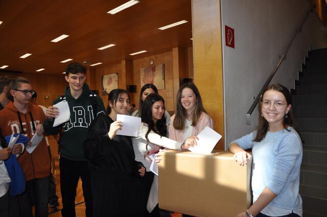 Nach der Diskussion konnten die SchülerInnen ihre Stimme abgeben.