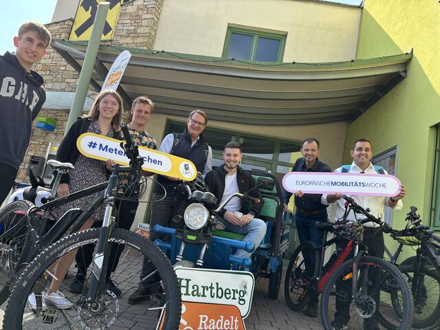 Wer ist schneller auf einer alltäglichen Tour mit Einkäufen und anderen Erledigungen? Dieser Frage ging man in Hartberg bei der Mobilitäts-Challenge nach. | Foto: Margot Jeitler