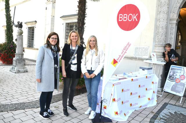 Vom Veranstalter BBOK: Julia Schrammel, Carmen Schengell, Nadine Feichter