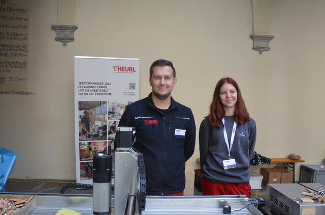 Christopher und Nathalie vom Holzwerk Theurl